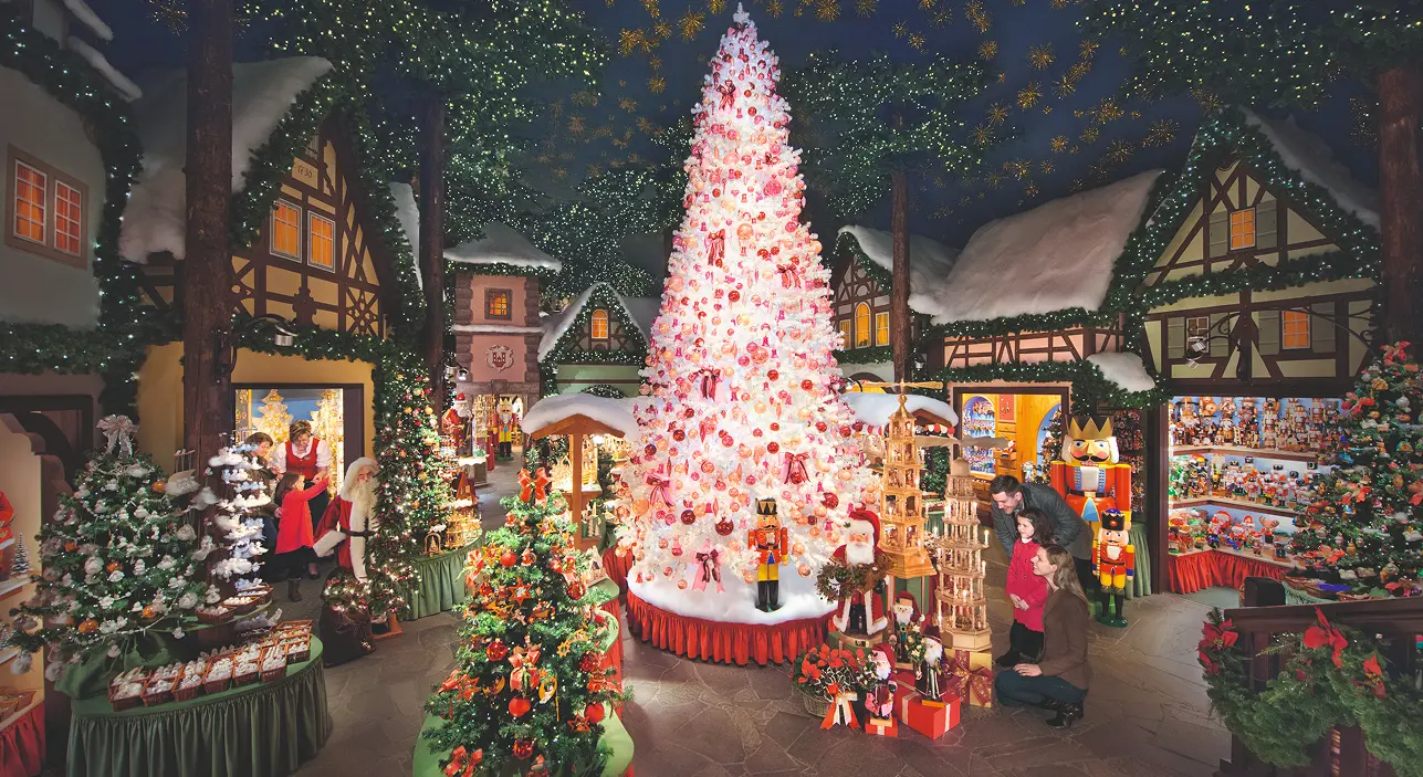 Weihnachtsdorf Rothenburg ob der Tauber - Innenansicht